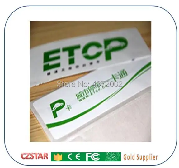 860 960Mhz записываемый вскрывающий телефон epc gen2 UHF RFID ветровое стекло наклейка для
