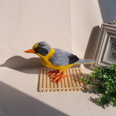 simulation cute colorful bird 12x24cm model polyethylene&furs bird model home decoration props ,model gift d639 1 43 alfa romeo f1 team stake c43 car model zhou guanyu racing simulated alloy toys model hobbies decoration collect boy gift