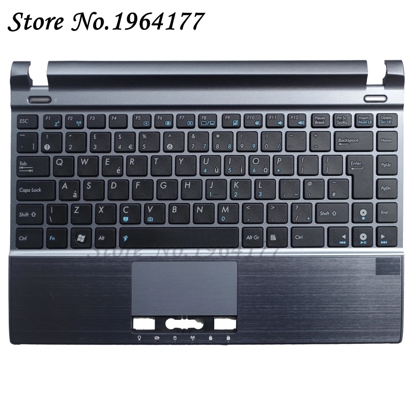 

new laptop keyboard with C shell for ASUS U24 U24E U24E-1A Topcase Housing Palmrest with touchpad