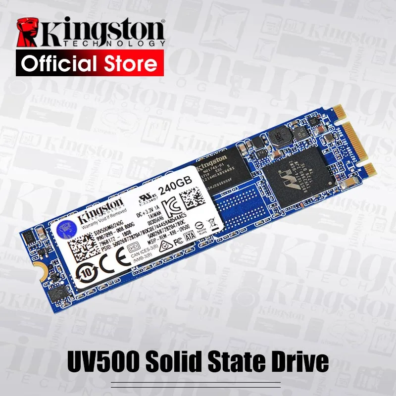 Kingston M.2 ssd 120 ГБ 240 ГБ 480 ГБ 960 ГБ жесткий диск HDD SSD M.2 Внутренний твердотельный накопитель для ноутбука UV500