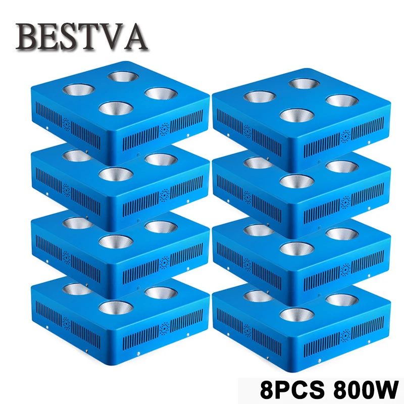 

8PCS Full Spectrum COB LED Grow Light for Indoor Plant Vegetative Flowering, 800W plant led grow light COB for hydroponics
