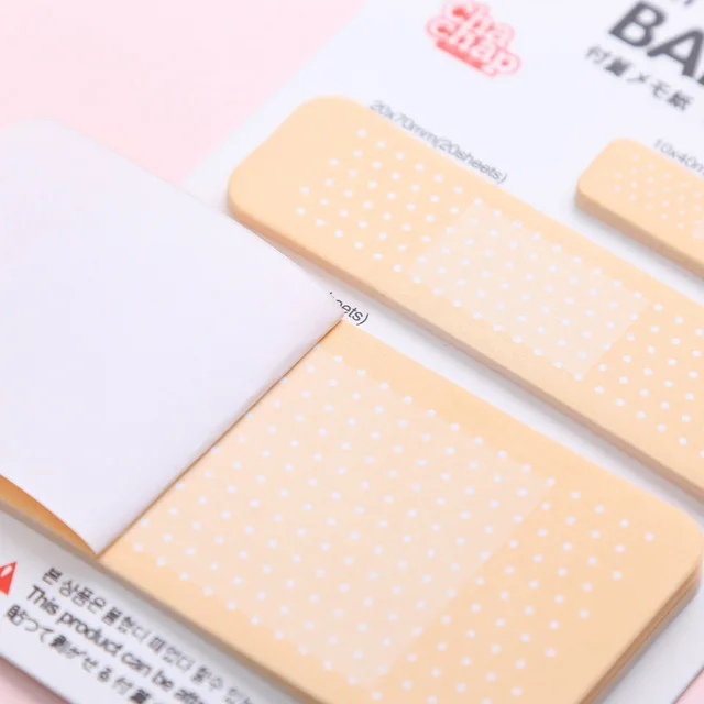 DIY Cute Band-aid Memo Pad Sticky Note Kawaii Paper Sticker Pads  Note Creative Korean Stationery Student 322