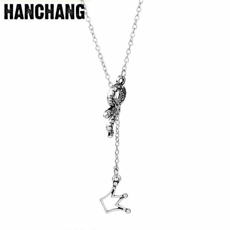 

TV Jewelry RIVERDALE Crown With Snake Pendant Necklace Women Men Hip Hop Jewellery Archie Cosplay Necklace Gifts