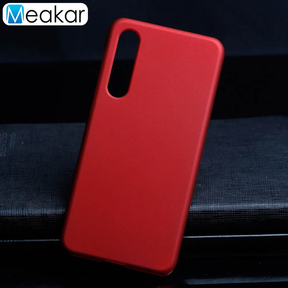 Матовая Пластик Coque 5.97For Xiaomi mi 9 SE чехол для Xiaomi mi 9 mi 9 SE 9Se mi 9se телефона чехол-лента на заднюю панель - Цвет: Red