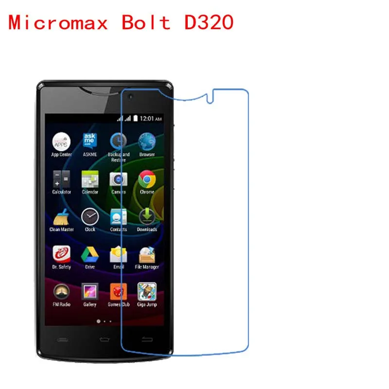 

(3-Pack) For Micromax Bolt D320 Resist the impact fall scratch, nano 9H explosion-proof screen protective film