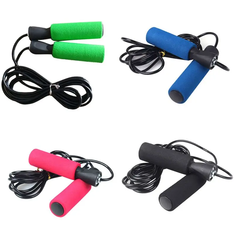 ✔ 4 Цвета Подшипника Skip Rope Шнур Скорость Фитнес-Прыжки Тренажеры Регулируемый Бокс Пропуск Спорт 3 ★