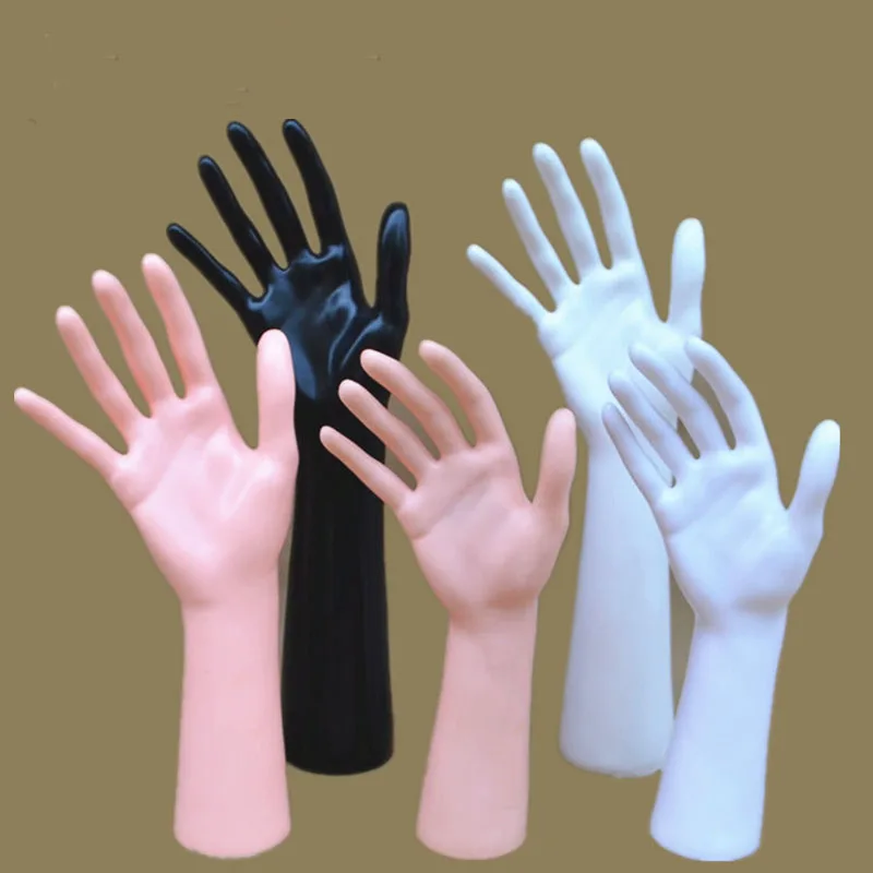 1 шт. Манекен ручной руки дисплей база женские перчатки Ювелирный стенд для моделей короткий белый 10 дюймов