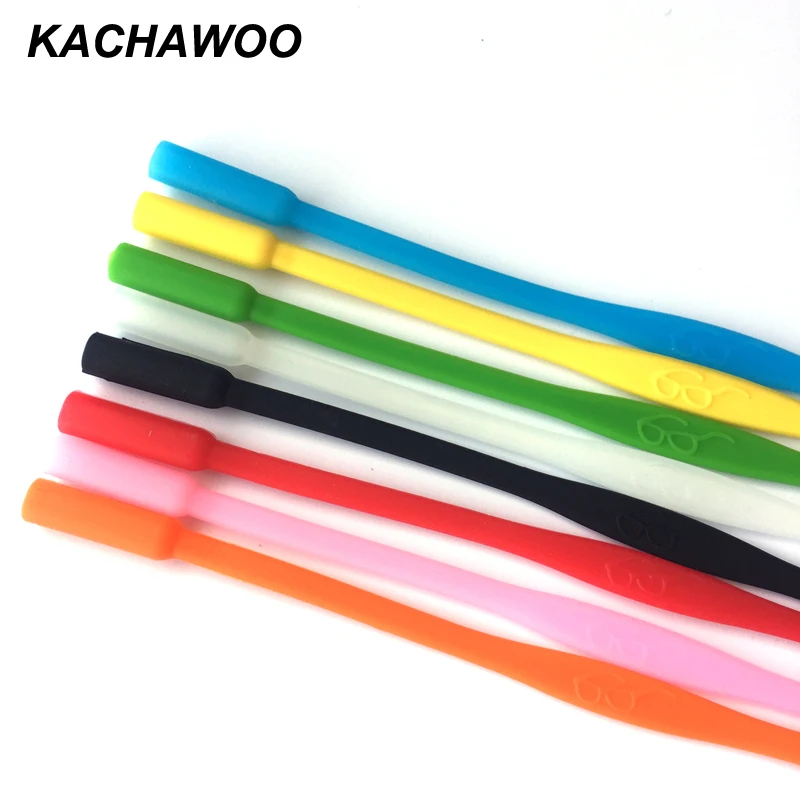 Kachawoo оптовая продажа 12 шт. цепочка для детей Гибкая силиконовая веревка очков