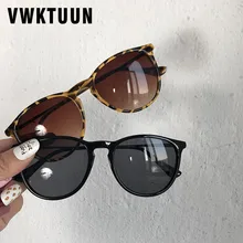 VWKTUUN Cat Eye Round Sunglasses Women Fashion Thin Frame Shade UV400 Mirror Points Female Sport Driving Eyewear Vintage Glasses 2 item image