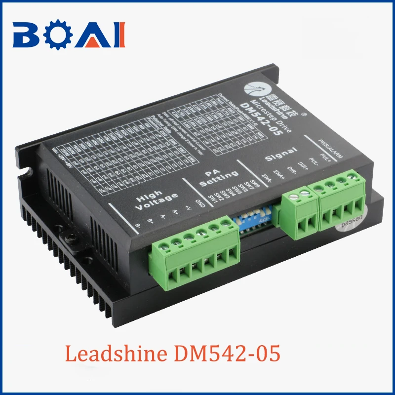 Драйвер шагового двигателя DM542-05 20V-50VDC 1.2A-5.04A Leadshine бренд cnc маршрутизатор части