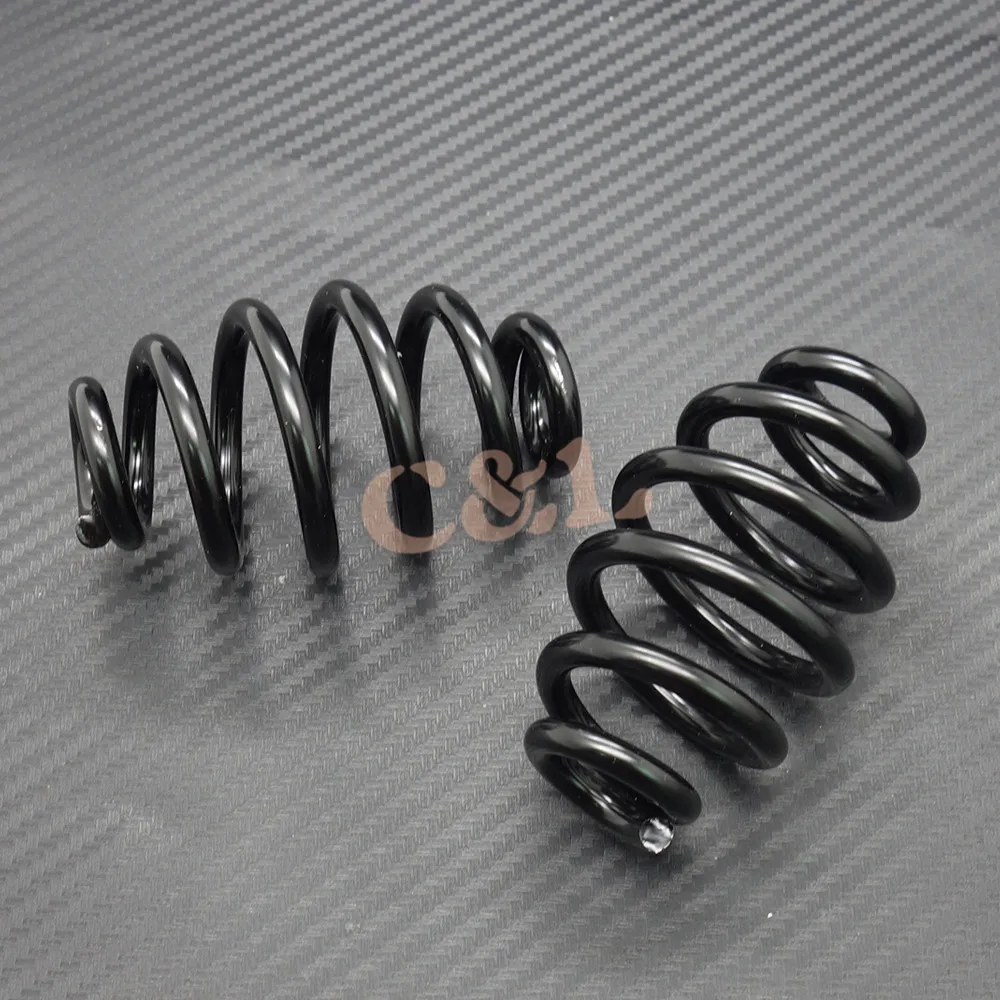 3/" Barrel Coiled Solo Seat Springs For Harley Chopper Bobber Softail Custom