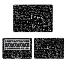 Эйнштейна Математика формула ноутбук Стикеры Полный кожного покрова для Macbook Pro Air retina Mac, возрастом 11, 12, 13, 15 лет для Xiaomi Защитная Наклейка кожи