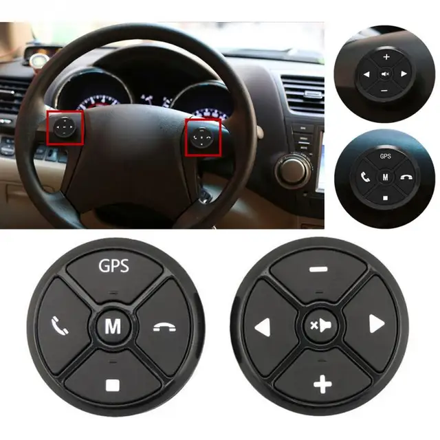 Universal Car Steering Wheel Control Key Music Wireless DVD GPS