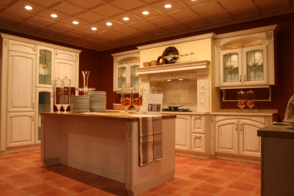 Luxury classic solid wood kitchen furniturein Kitchen from