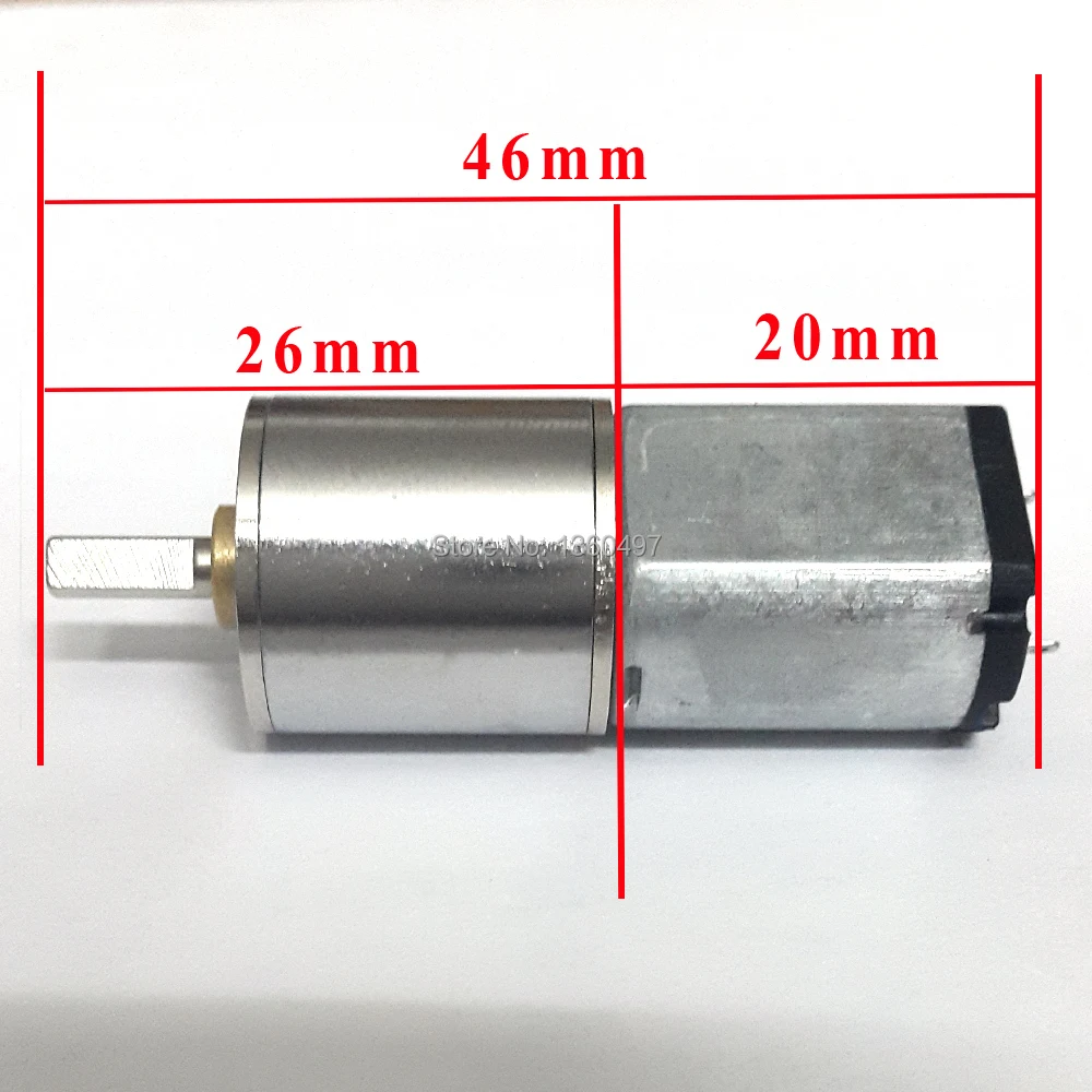 Короткий параграф 16ga 6 В 30 об./мин. DC 36ma 0.04a мощный высокий крутящий момент Шестерни коробка Двигатель