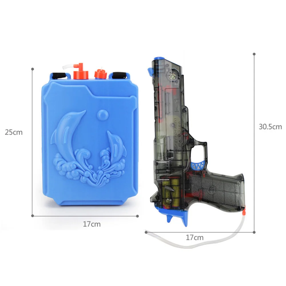Летний детский водяной Пистолетик с рюкзаком, игрушка для пляжа, электрический, высокое давление, непрерывная съемка, электрическая игрушка высокого давления для воды