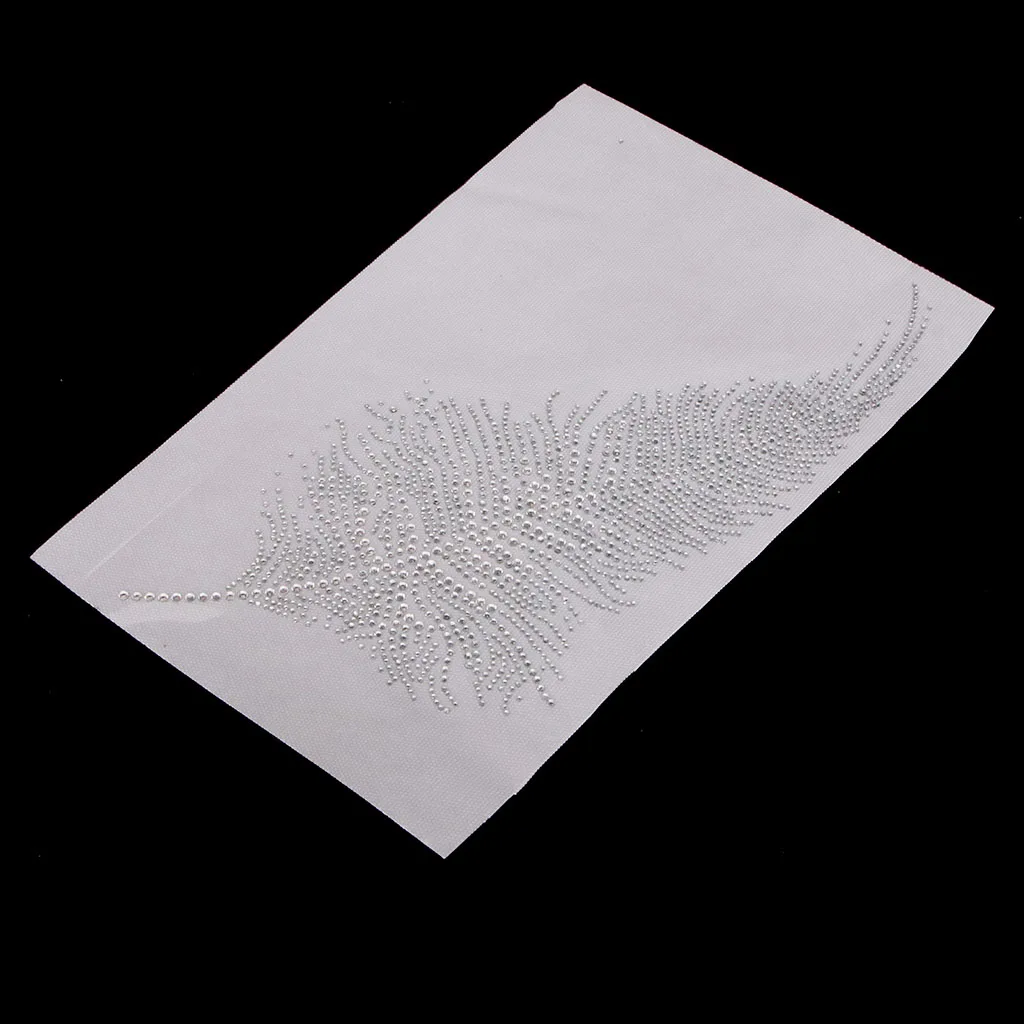 Glitter Rhinestone Iron On Transfer Hot Fix T-shirt Motif DIY  Decor