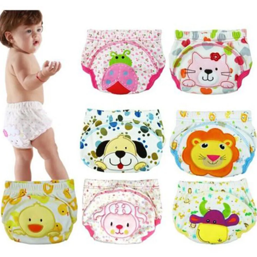 Baby Jungen Mädchen Training Pee Töpfchen Tuch Windel Hose Kinder Säugling