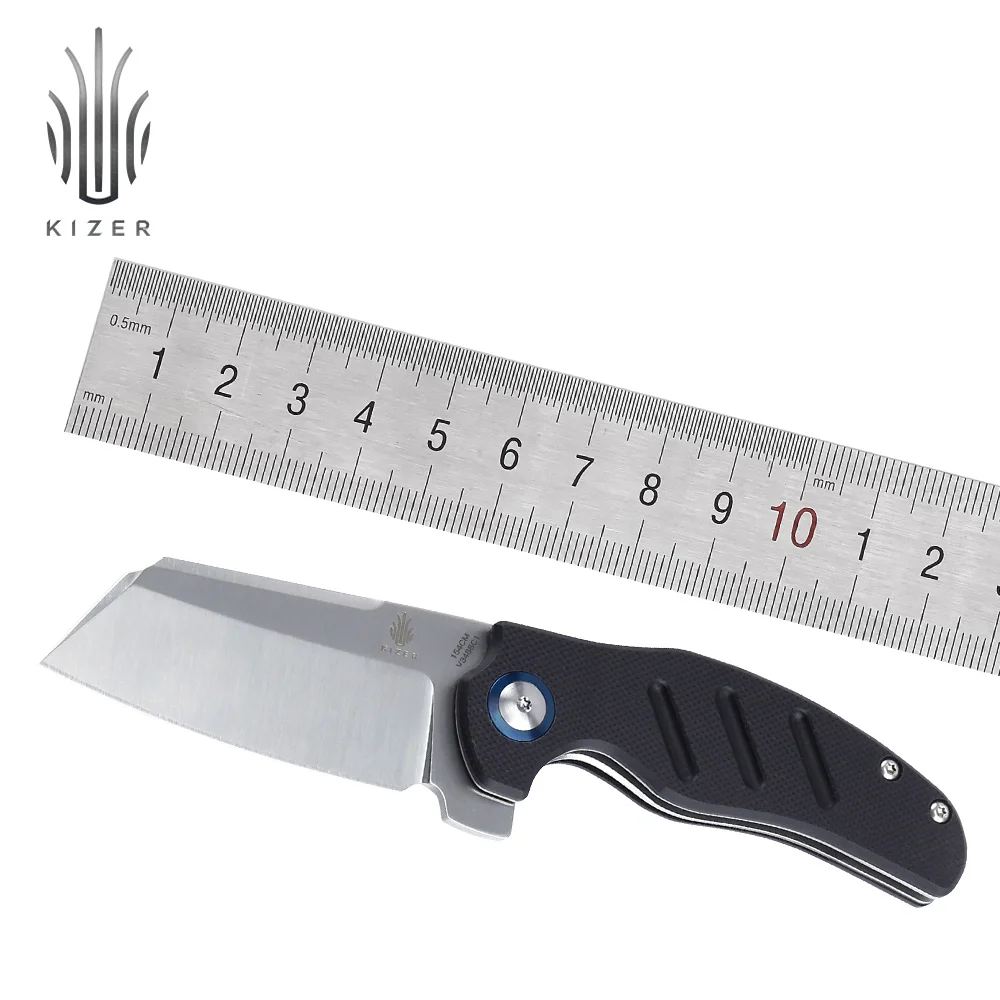 Складной карманный нож Kizer C01C V3488C1 мини овчина G10 ручка походные кемпинговые ножи