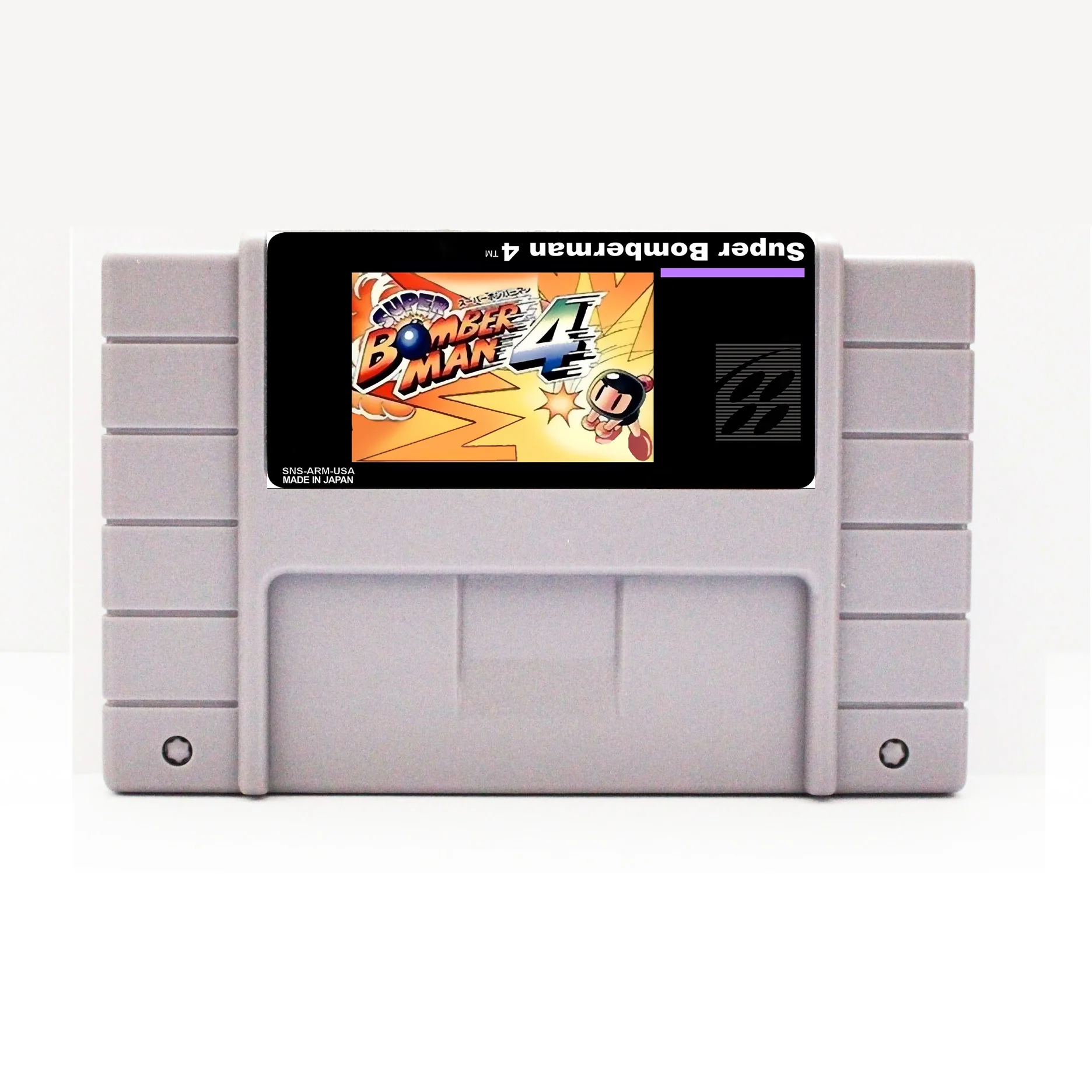 

Super Bomberman 4 -16 bit For NTSC Game Player Big Gray Game Card