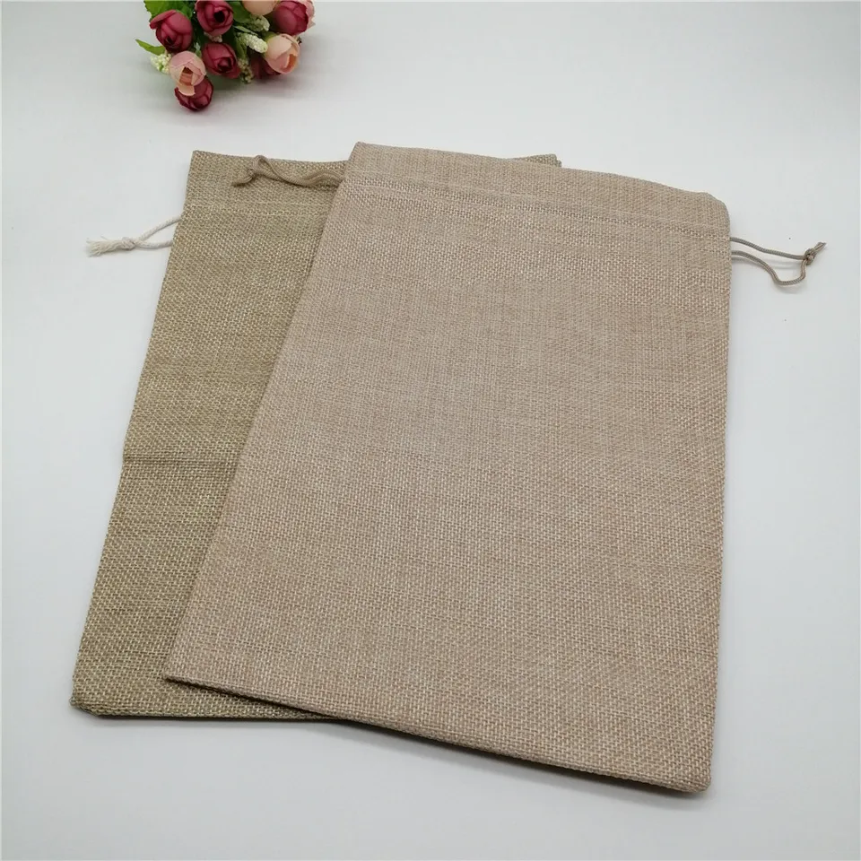 20 sacchetti di iuta con coulisse, 10 x 14 cm, sacchetti regalo in cotone, sacchetti regalo per feste, matrimoni, souvenir, lilla