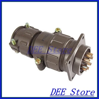 

Unshielded Type 10 Pins Aviation Circular Connector Adapter Gray