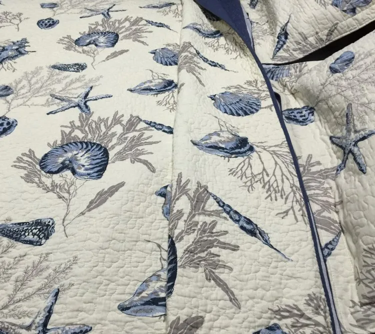 Пастырской Лето Стёганое одеяло комплекты из 3 предметов = Стёганое одеяло+ 2 шт. Подушка Чехол Одеяло King Размеры хлопок печатных взрослых покрывало простыни одеяло наборы для ухода за кожей