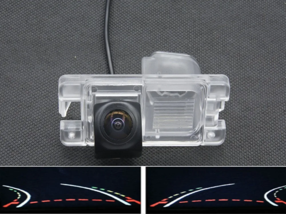 

Fisheye Lens Trajectory Tracks Car rear view camera for American Mitsubishi Pajero in USA version Night Vision BackUp Reverse