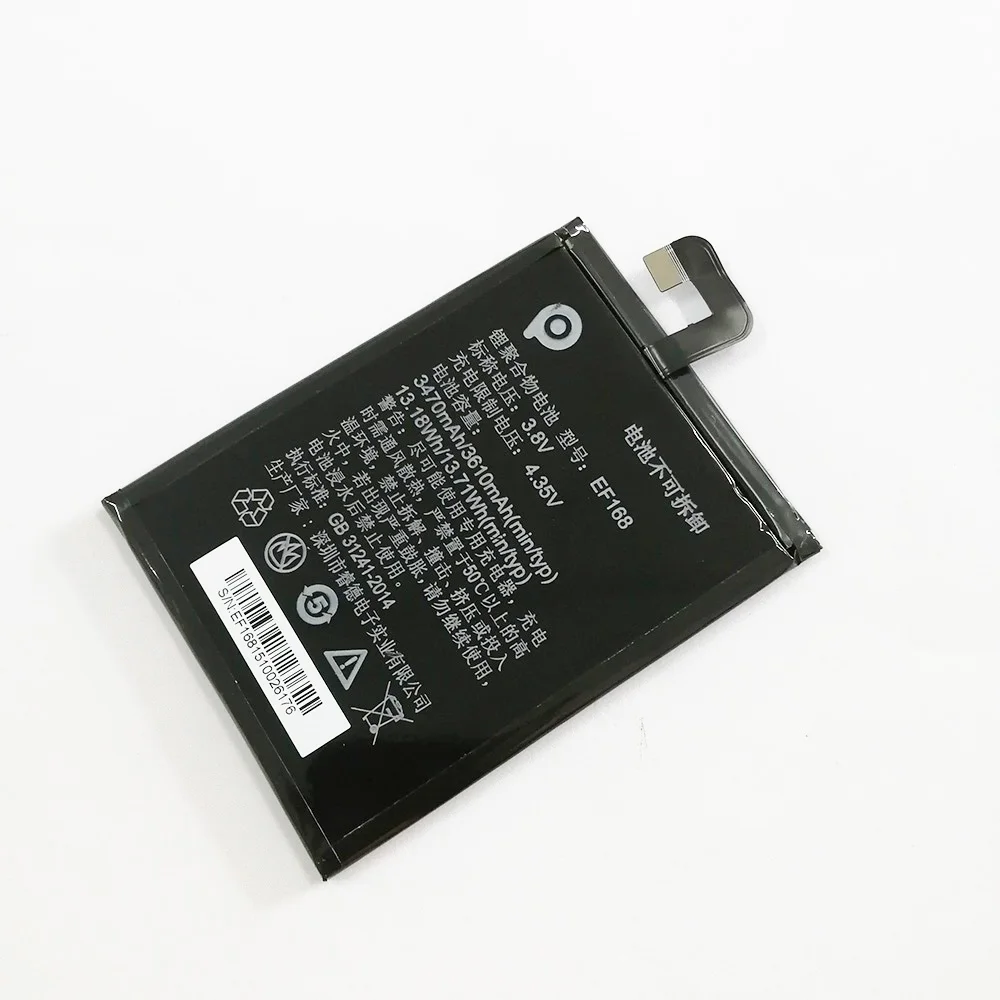 Аккумулятор EF168 емкостью 3610 мАч для PPTV Kings 7 king 7S King7 PP6000 литий ионная полимерная