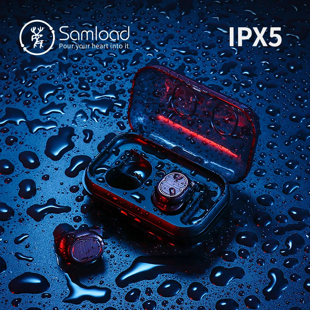 Best Seller Samload Sport Bluetooth Earphones 5.0 Headset Fitness