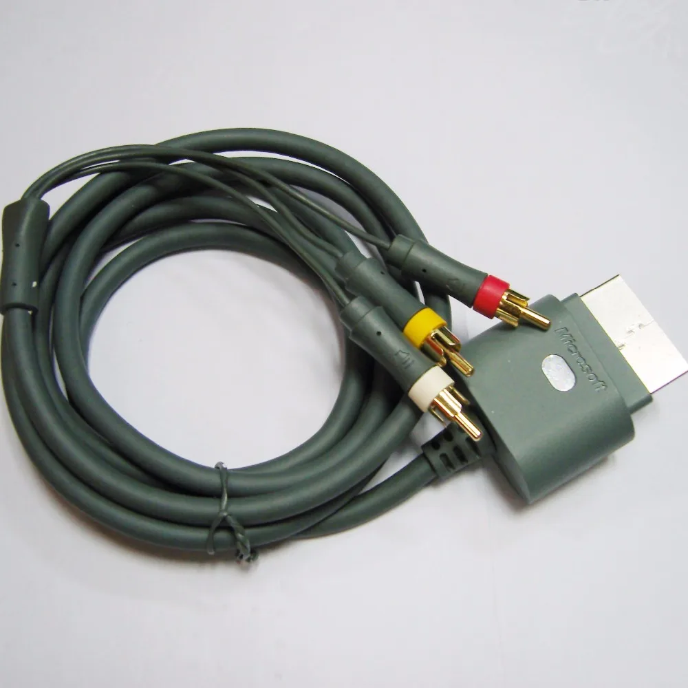 High Definition 1.8m Composite 3 RCA HD TV Audio AV Video Cord Optical