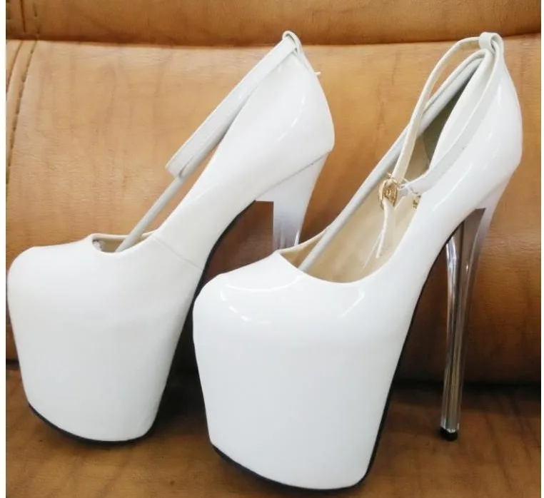 Extreme High Heels 19/22cm Women Shoes Pointed Toe Pumps Dress Wedding Shoes Women Party Shoes Platform Pumps Plus Size