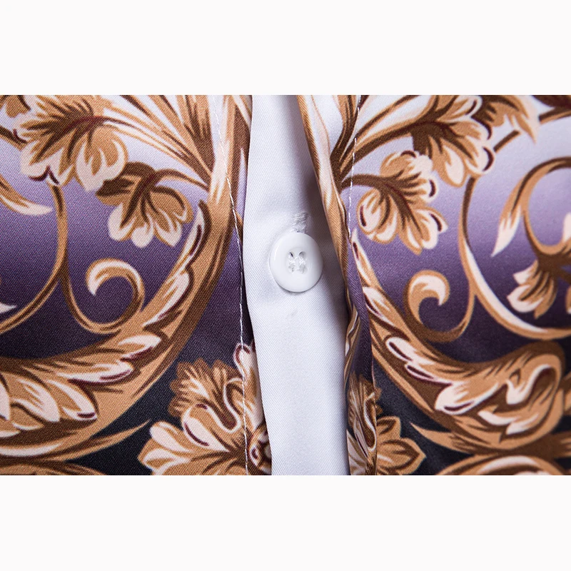 ZYFG свободный бренд Новые повседневные мужские рубашки с коротким рукавом дизайн с железной цветочной печатью рубашки мужские топы большого размера