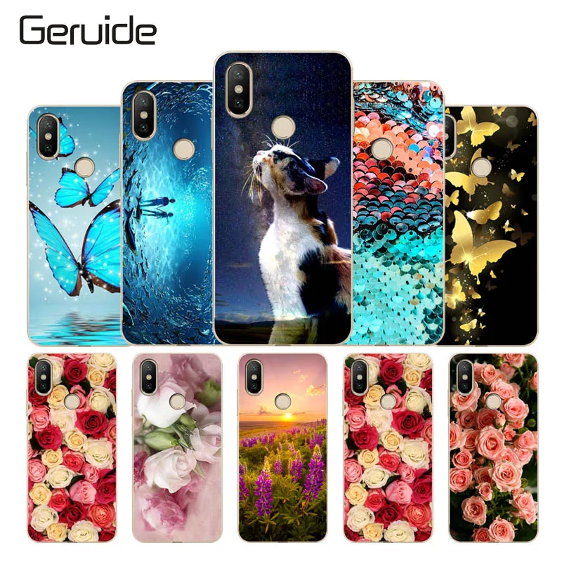 

For Xiaomi Mi A2 Lite Case For Mi A2 Lite Cover Silicone Bumper Soft TPU Back Cover For Xiaomi Mi A2 Lite Case For MiA2 Lite