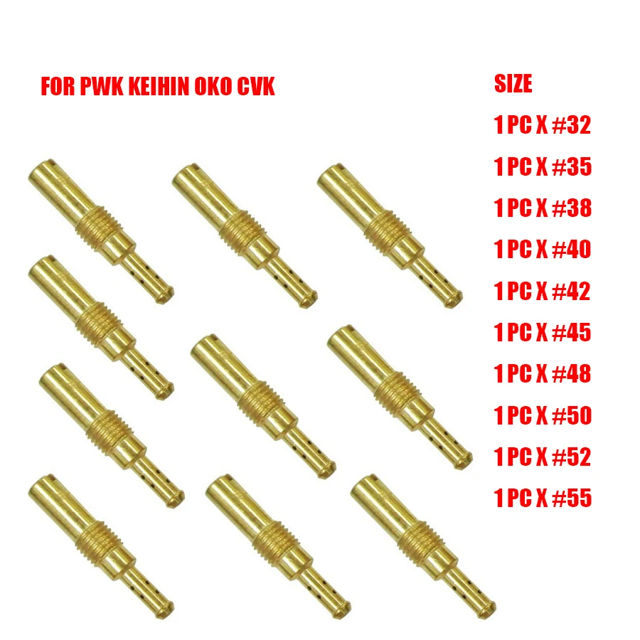 10 шт./партия карбюратор основной Pilot Jet для PWK Keihin OKO CVK 32 35 38 40 42 45 48 50 52 55 | Автомобили