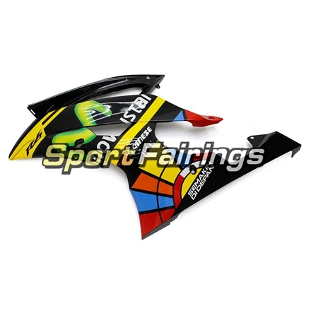 Полный Желтый Черный Sportbike Обтекатели Carenes для Yamaha YZF600 R6 2008 09 10 11 12 13 14 15 мотоциклетные Чехлы Cowlings