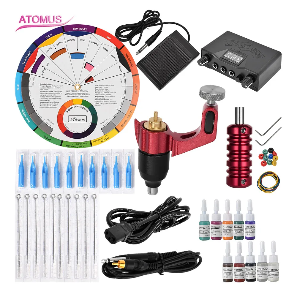 

Maquillaje Permanente Principiante Tatto Para Rotativa Rotary Kit Maquina Tattoo De Tatouage Machines Rotary Pen Machine Tatoo