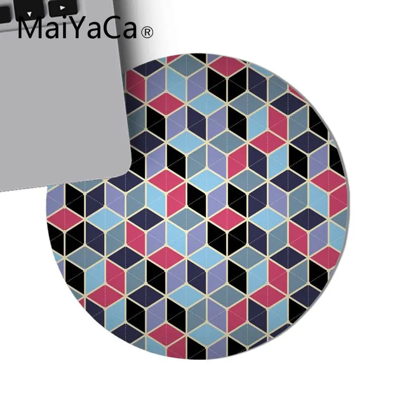 MaiYaCa синий градиент Cube Форма уникальный настольный коврик как подарок клавиатуры коврик геймер игровой коврик для мыши стол Аниме Коврик для мыши - Цвет: 20X20 CM