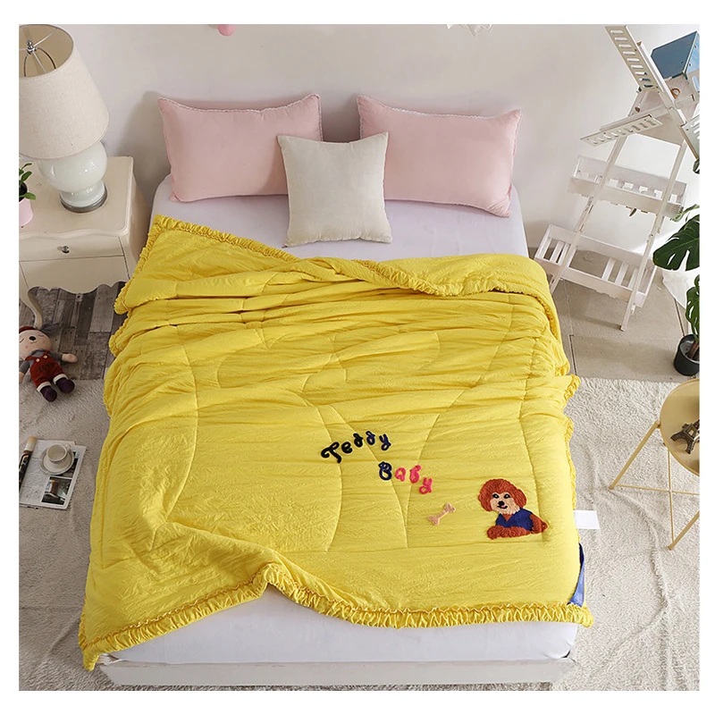 Simple Summer thin DUVET COVER soft warm LUXURY summer QUILT SINGLE