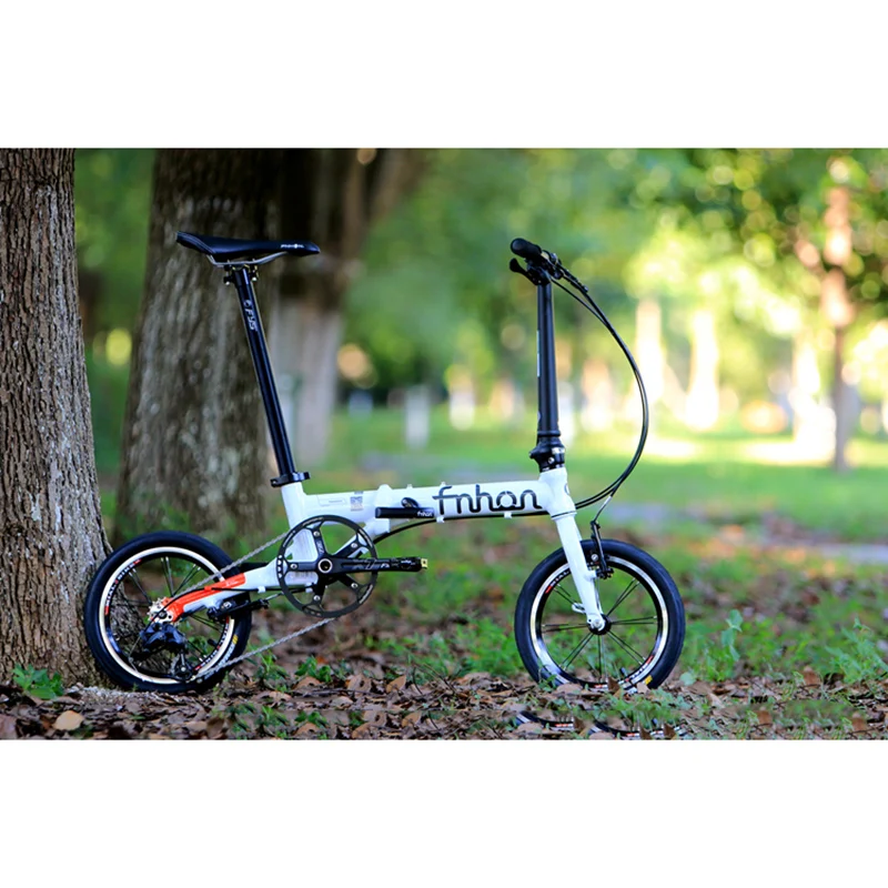 Top Fnhon Freedom Aluminum Folding Bike 14" 16" V Brake 3 Speed 9T 13T 17T Minivelo Mini velo Bike Urban Commuter Bicycle Foldable 5
