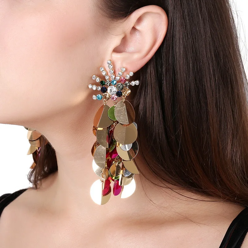 Buy Personality Exaggerated Rhinestone Plastic Sequin