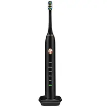 Электрическая зубная щетка с USB индукционной зарядкой, электрическая зубная щетка для взрослых с звуковой вибрацией, водонепроницаемая электрическая зубная щетка IPX7(ESD9000