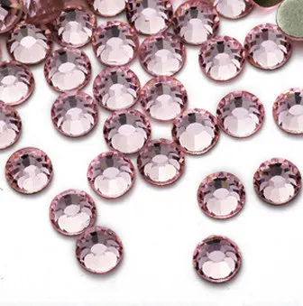 

free shipping 1000pcs 4mm High Quality Crystal Rhinestone pink no Hotfix