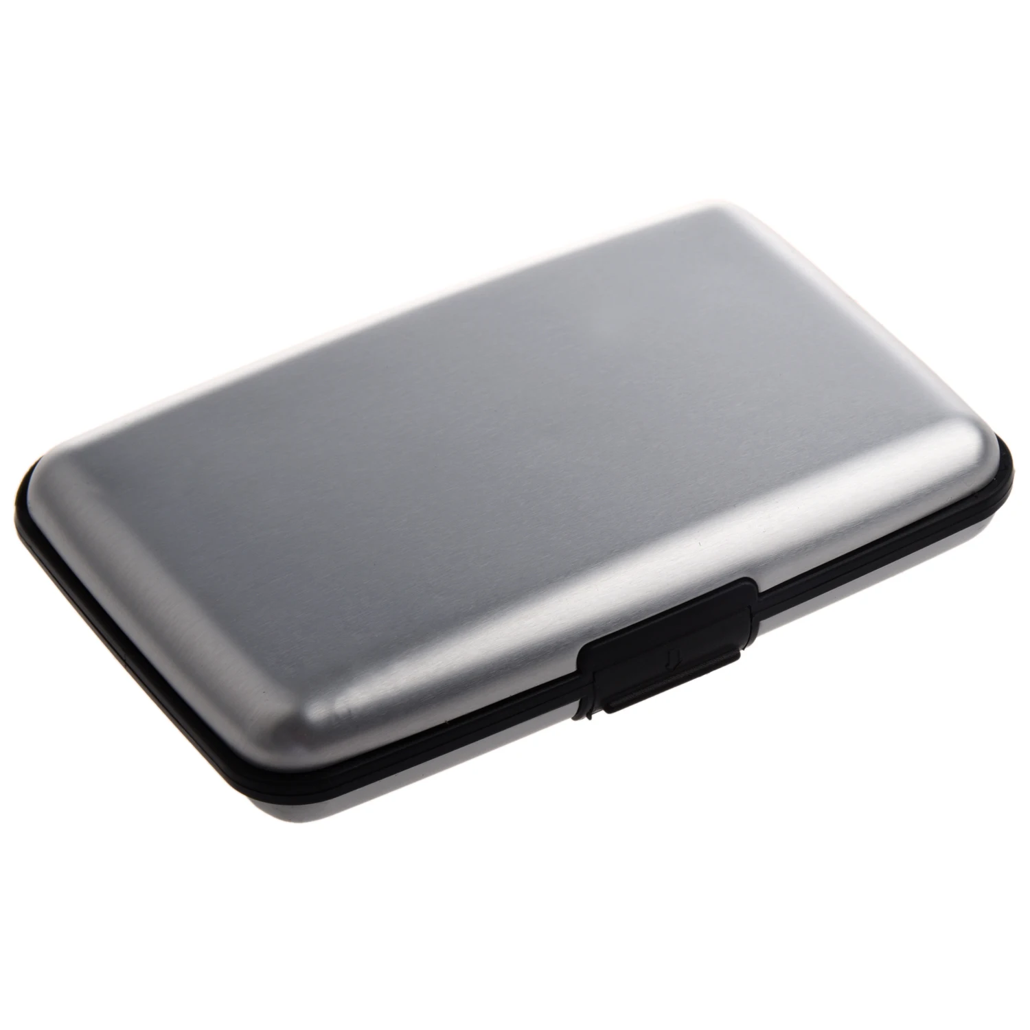 

SOSW-Cool Aluminium Case Credit Card Holder Metal Wallet, One Size in Silver