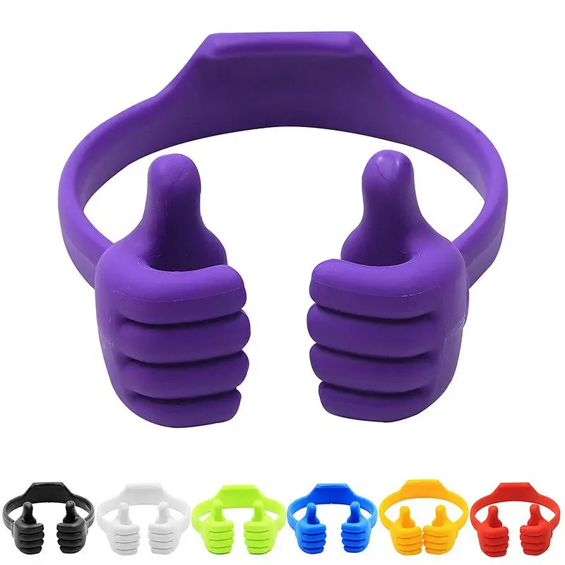 

Thumbs-up Cell Phone Stand Universal Flexible Multi-Angle Cute Desk Desktop Phone Mount For IPhone XR XS 8 7 Ipad Smartphone