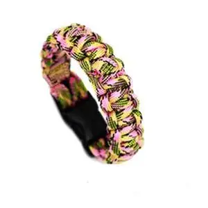 الأصلي سوار بقاء paracord التخييم التنزه مشبك معصمه النساء حبل سوار الرجال المجوهرات للرجال