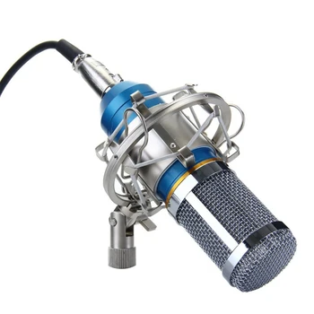 

Professional Condenser KTV Microphone BM-800 Professional Audio Studio Vocal Recording Mic KTV Karaoke+Metal Shock Mount