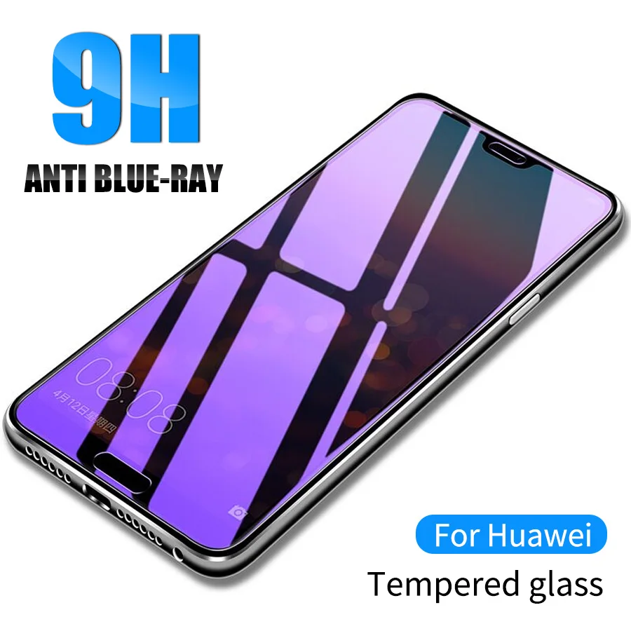 Закаленное стекло 9H против отпечатков пальцев для huawei mate 20 20X P30 P20 Lite Защита