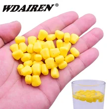 50 ou 100 pçs colorido pop up milho macio isca carpa pesca boilies flavoured grama iscas flutuante pelota de água cremosa silicone isca