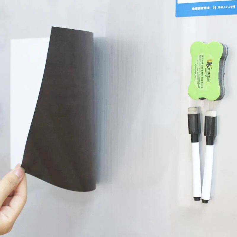 A4 Flexible Mini Whiteboard For Fridge Message Board For Refrigerator Memo Pad Magnetic Notes